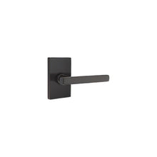 Emtek 5112FRLUSRH Freestone Lever Right Hand 2-3/8" Backset Passage with Modern Rectangular Rose