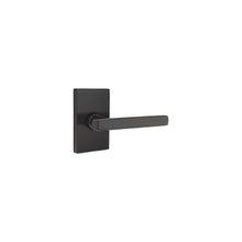 Emtek 5112FRLUSRH Freestone Lever Right Hand 2-3/8" Backset Passage with Modern Rectangular Rose.