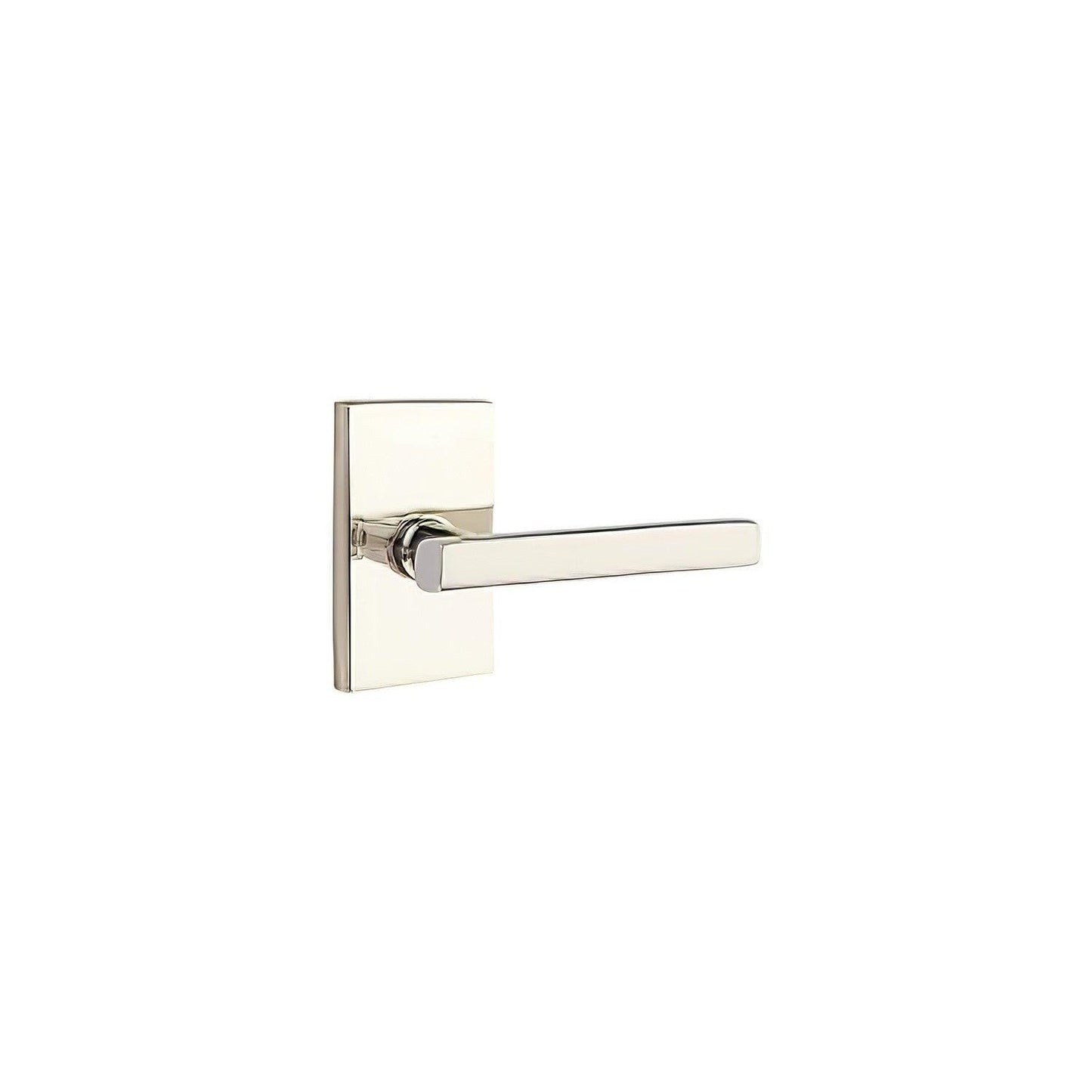 Emtek 5112FRLUSRH Freestone Lever Right Hand 2-3/8" Backset Passage with Modern Rectangular Rose