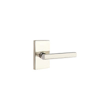 Emtek 5112FRLUSRH Freestone Lever Right Hand 2-3/8" Backset Passage with Modern Rectangular Rose.