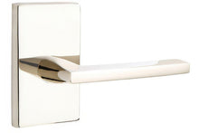 Emtek 5112HLOUSRH Helios Lever Right Hand 2-3/8" Backset Passage with Modern Rectangular Rose