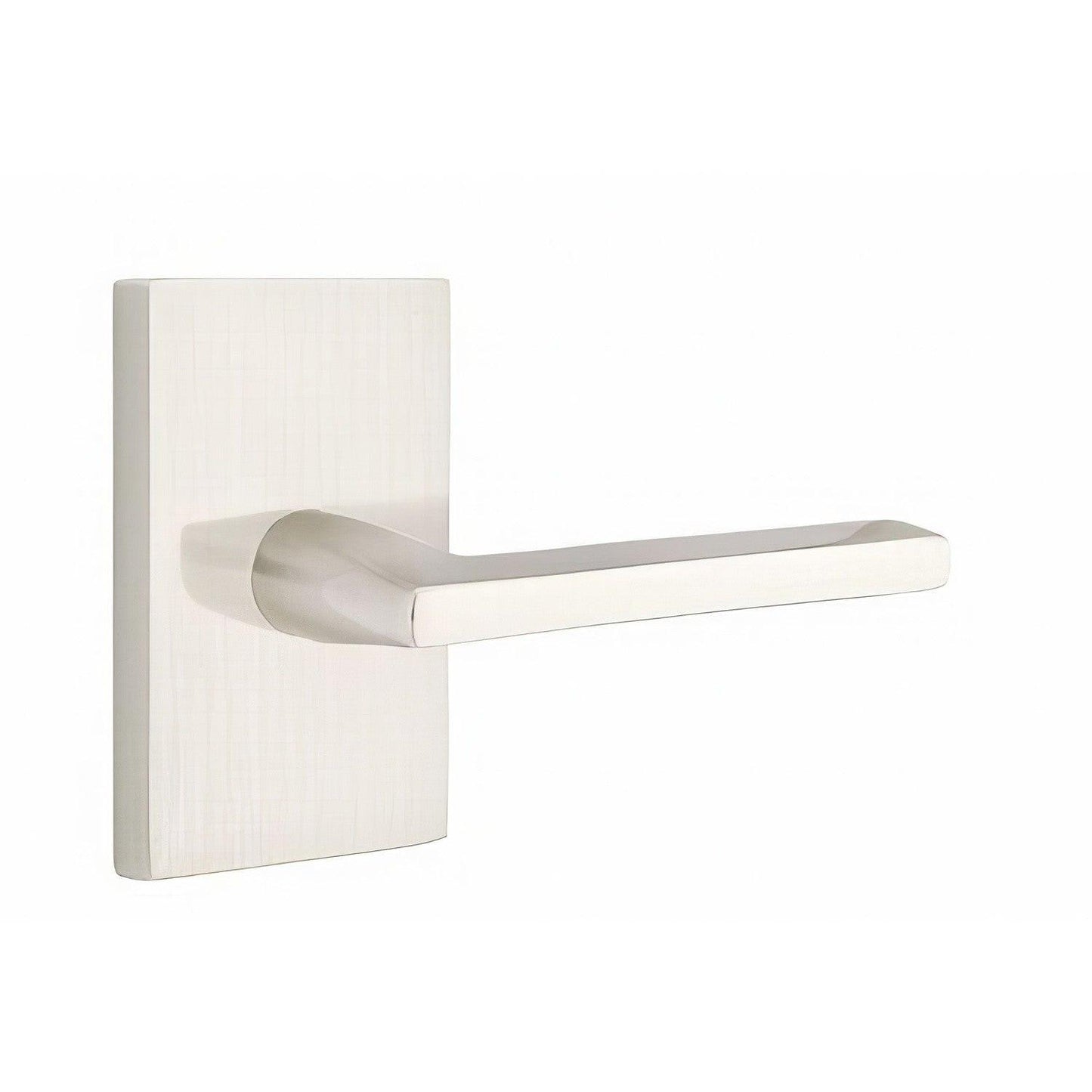 Emtek 5112HLOUSRH Helios Lever Right Hand 2-3/8" Backset Passage with Modern Rectangular Rose