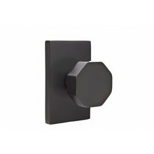 Emtek 5112OCTUS Octagon Knob 2-3/8" Backset Passage with Modern Rectangular Rose.