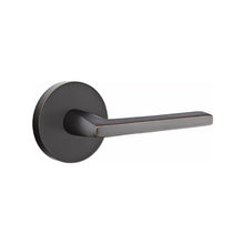 Emtek 5115HLOUSRH Helios Lever Right Hand 2-3/8" and 2-3/4" Backset Keyed Entry With Disk Rose