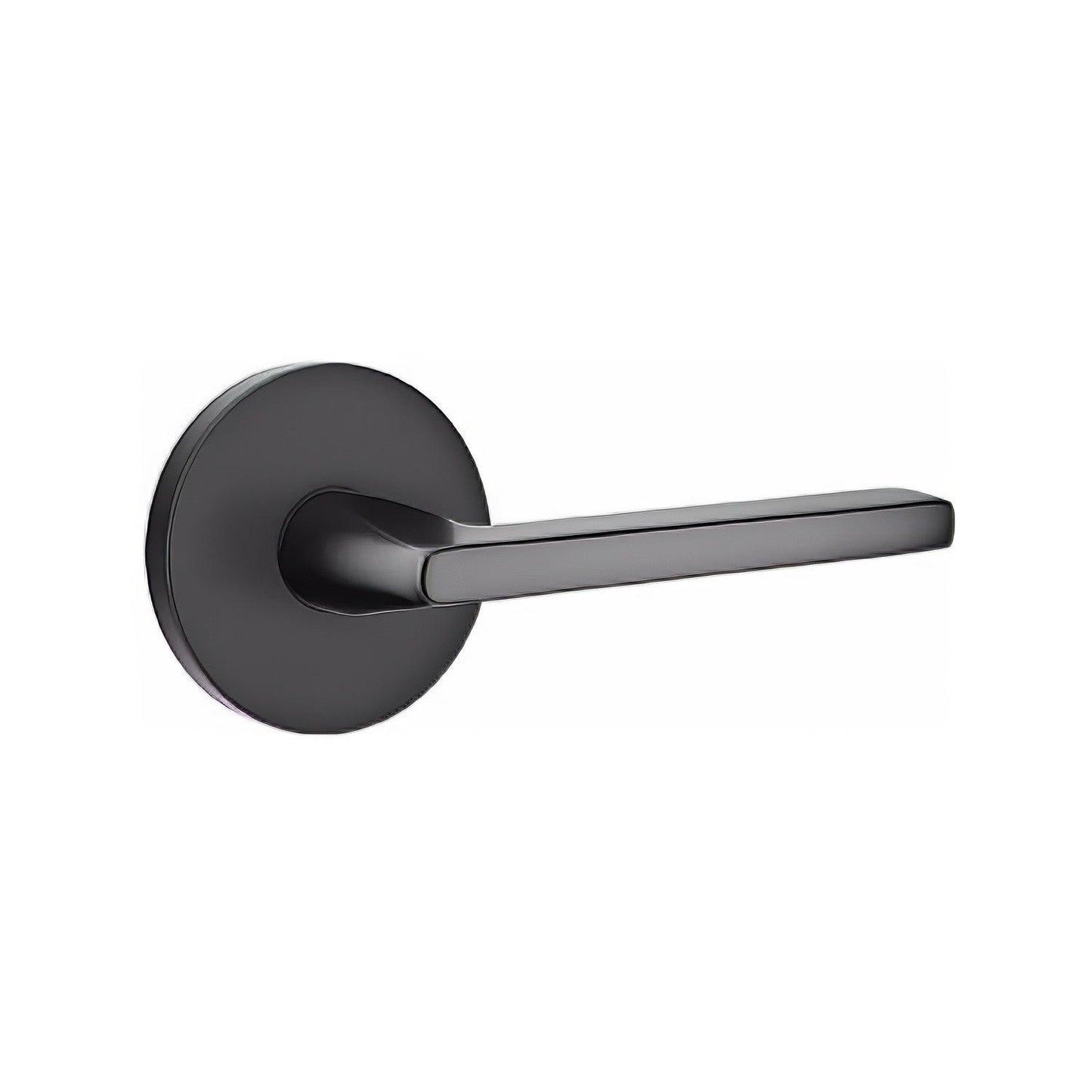 Emtek 5115HLOUSLH Helios Lever Left Hand 2-3/8" and 2-3/4" Backset Keyed Entry With Disk Rose