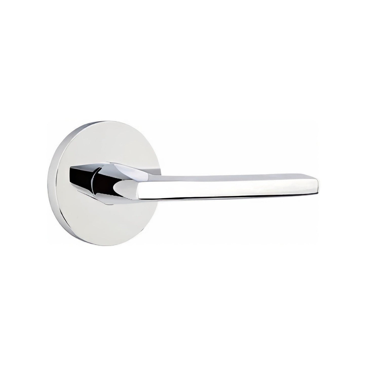 Emtek 5115HLOUSRH Helios Lever Right Hand 2-3/8" and 2-3/4" Backset Keyed Entry With Disk Rose