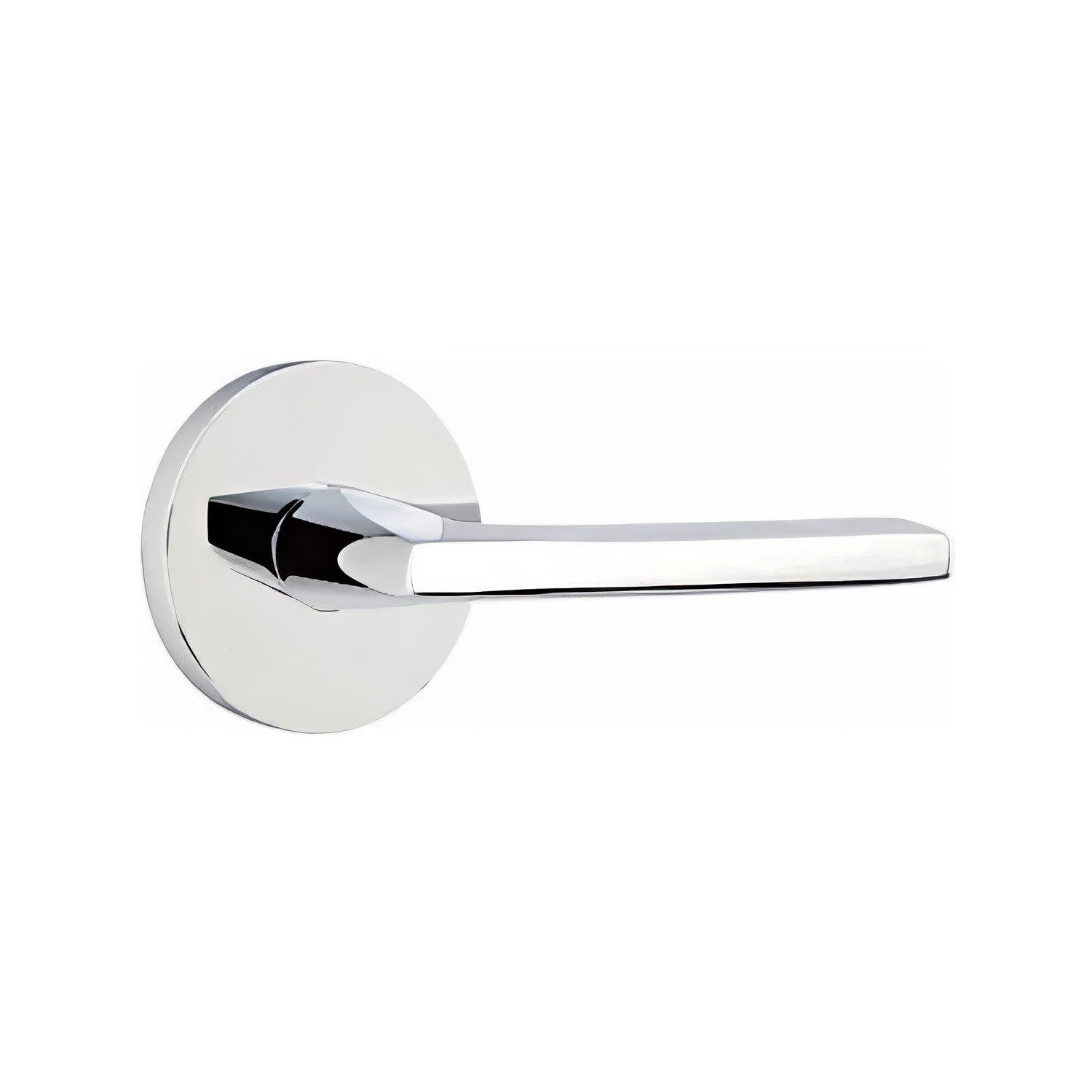Emtek 5115HLOUSRH Helios Lever Right Hand 2-3/8" and 2-3/4" Backset Keyed Entry With Disk Rose