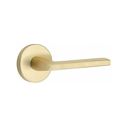 Emtek 5115HLOUSRH Helios Lever Right Hand 2-3/8" and 2-3/4" Backset Keyed Entry With Disk Rose
