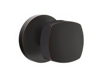 Emtek 5209FRKUS Freestone Knob 2-3/8" Backset Privacy With Disk Rose