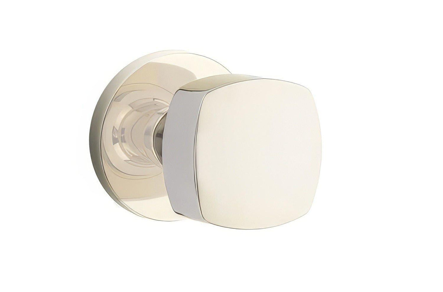 Emtek 5209FRKUS Freestone Knob 2-3/8" Backset Privacy With Disk Rose