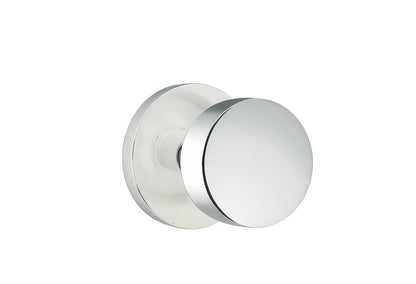 Emtek 5209ROUUS Round Knob 2-3/8" Backset Privacy with Disk Rose.