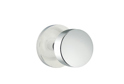 Emtek 5209ROUUS Round Knob 2-3/8" Backset Privacy with Disk Rose