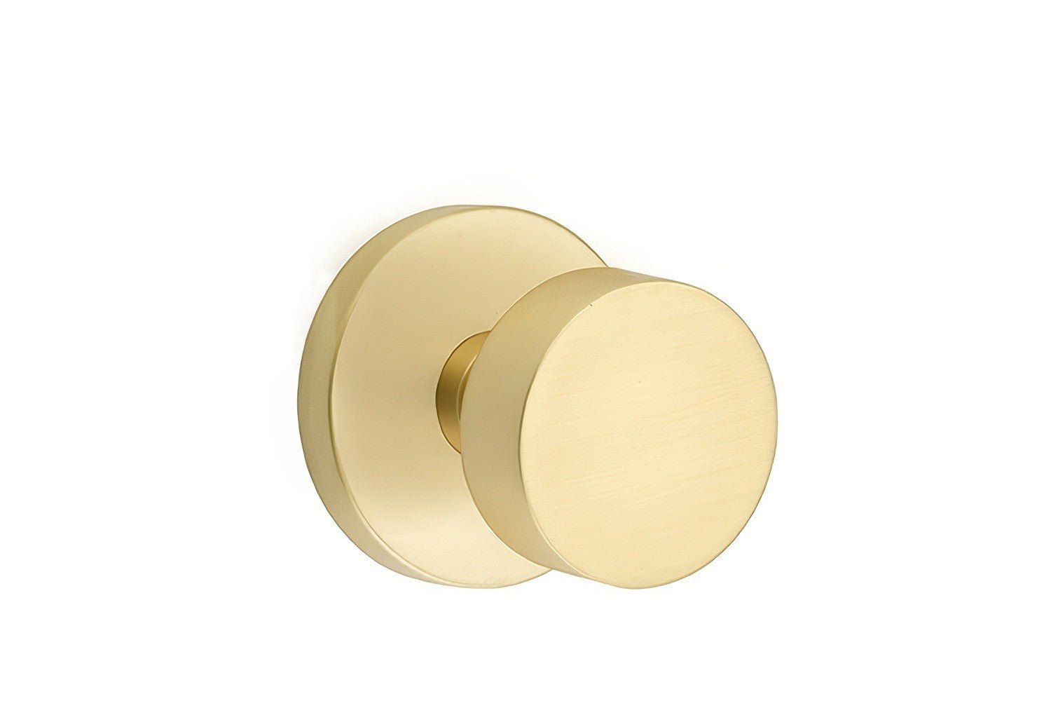 Emtek 5209ROUUS Round Knob 2-3/8" Backset Privacy with Disk Rose