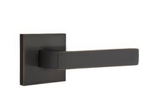 Emtek 5210DTUSLH Dumont Lever Left Hand 2-3/8" Backset Privacy With Square Rose.