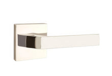 Emtek 5210DTUSLH Dumont Lever Left Hand 2-3/8" Backset Privacy With Square Rose.