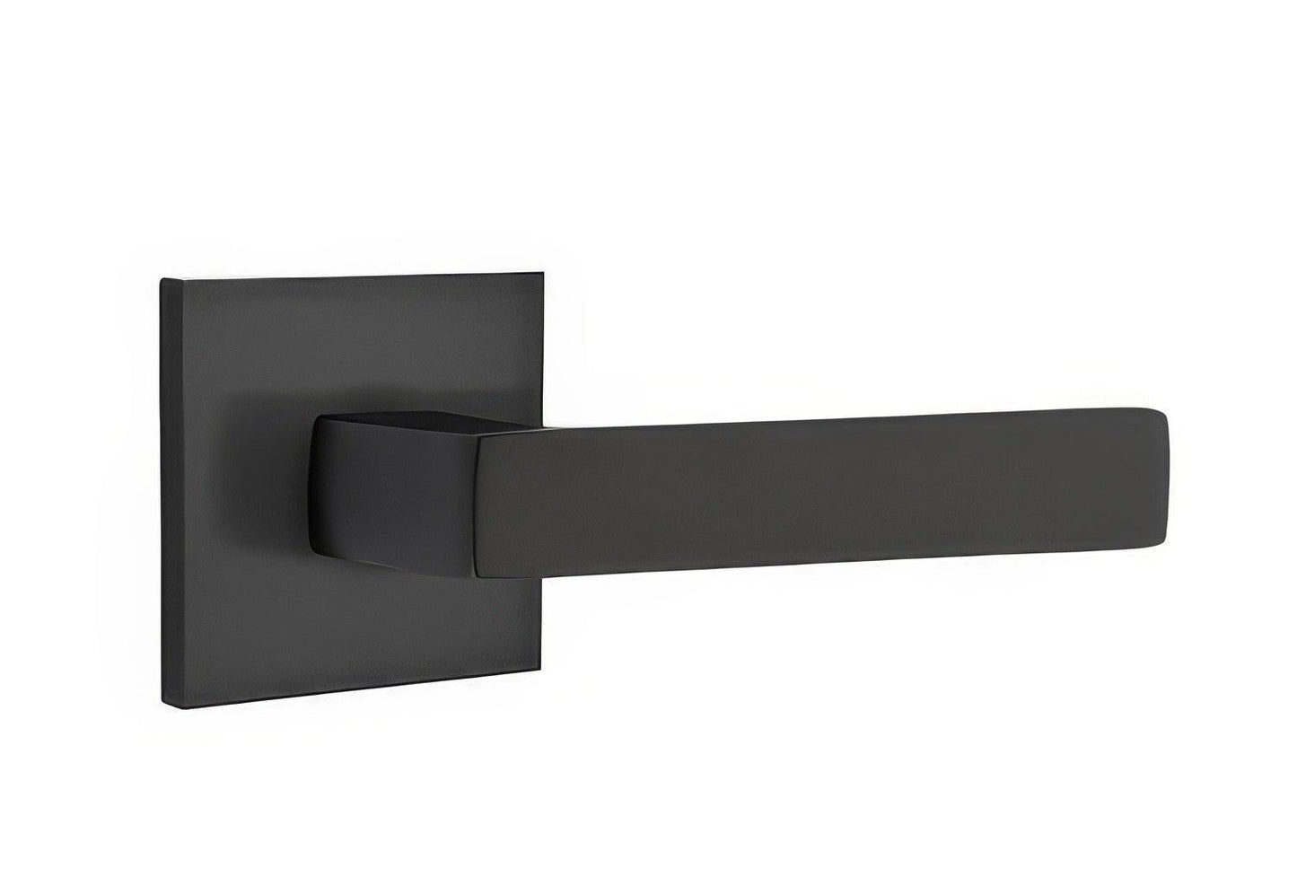 Emtek 5210DTUSLH Dumont Lever Left Hand 2-3/8" Backset Privacy With Square Rose.
