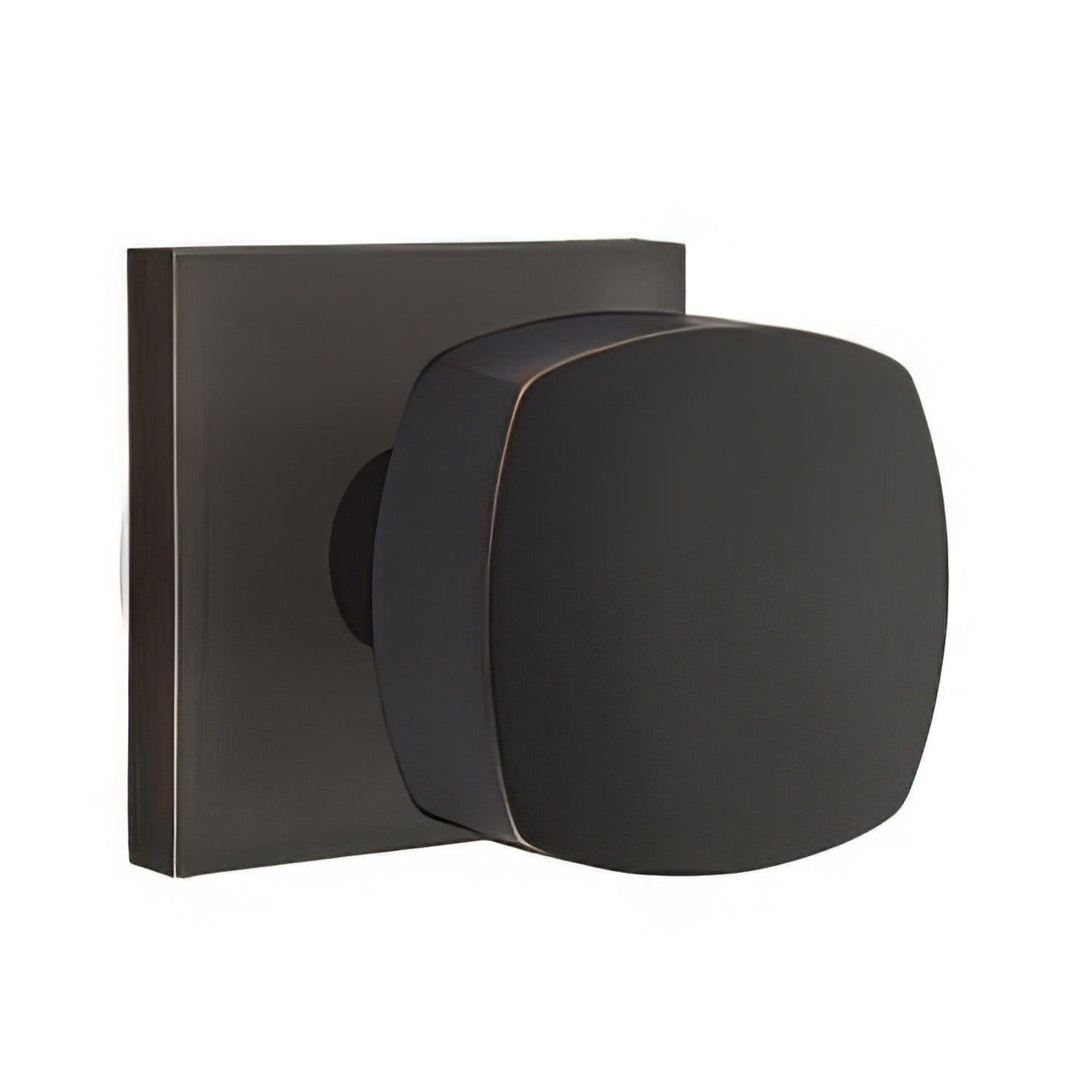 Emtek 5210FRKUS Freestone Knob 2-3/8" Backset Privacy With Square Rose.