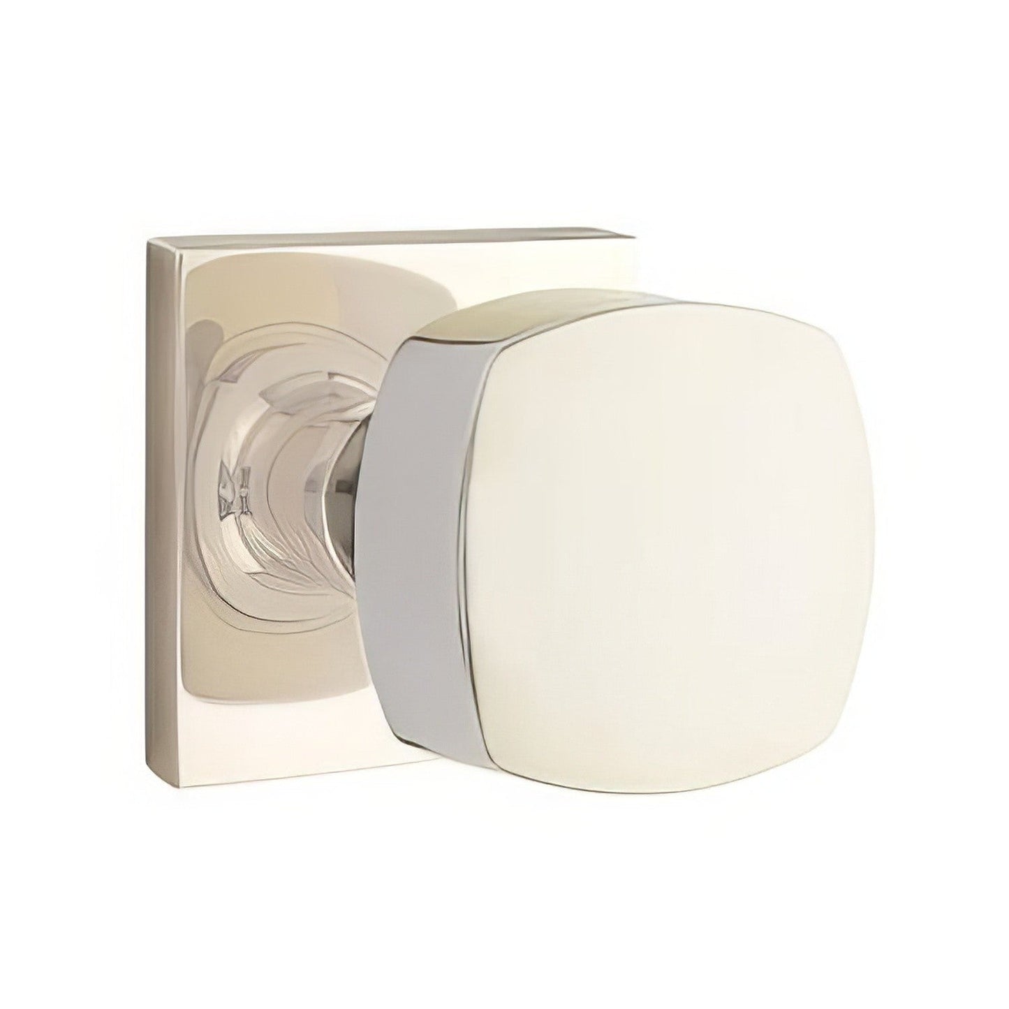 Emtek 5210FRKUS Freestone Knob 2-3/8" Backset Privacy With Square Rose.