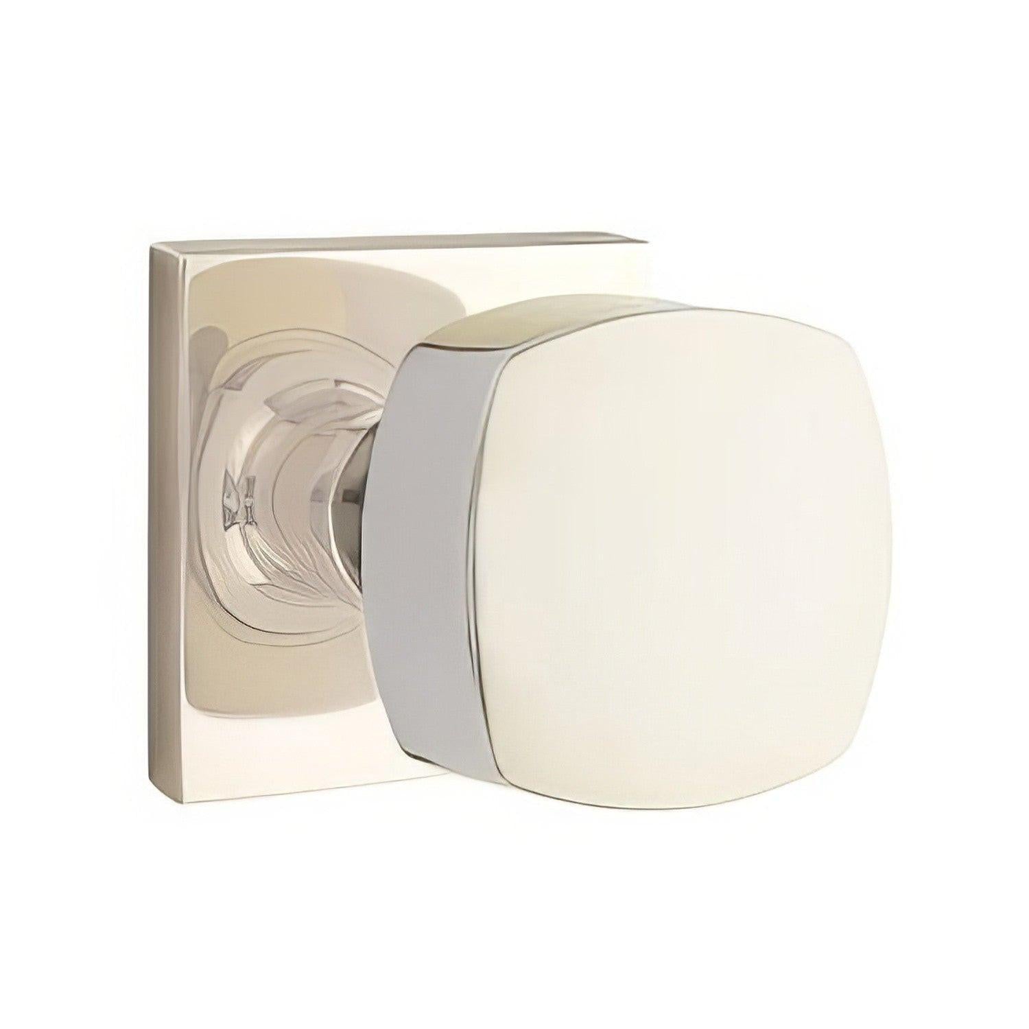 Emtek 5210FRKUS Freestone Knob 2-3/8" Backset Privacy With Square Rose.