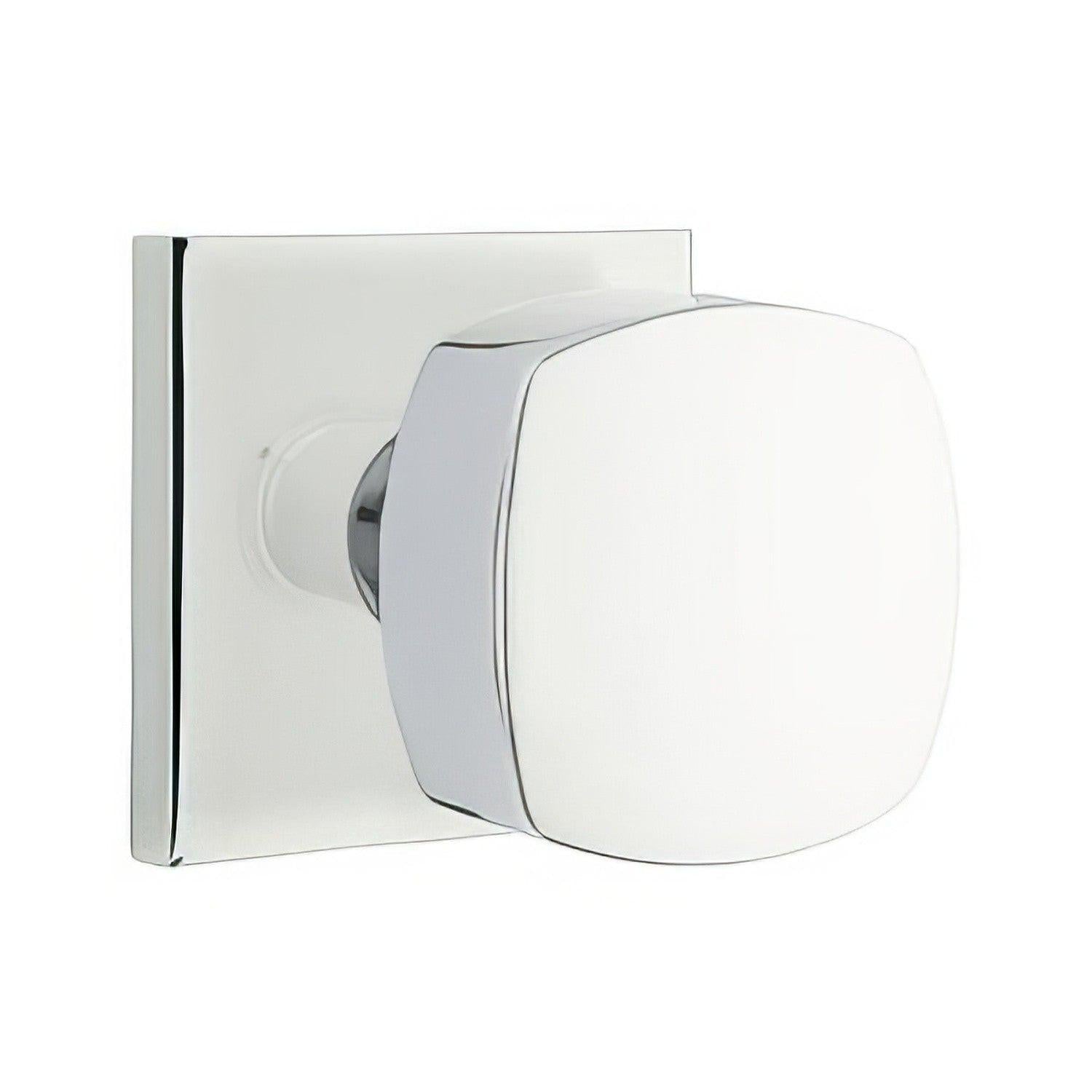 Emtek 5210FRKUS Freestone Knob 2-3/8" Backset Privacy With Square Rose.