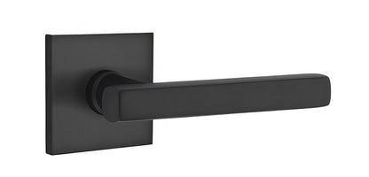Emtek 5210FRLUSRH Freestone Lever Right Hand 2-3/8" Backset Privacy With Square Rose.
