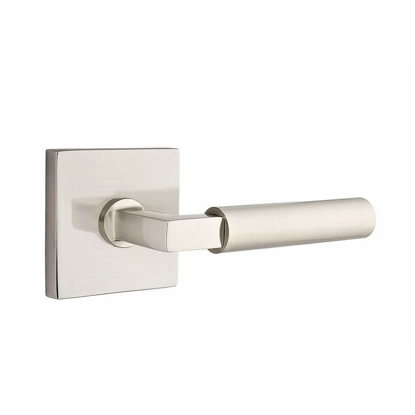 Emtek 5210HECUSRH Hercules Lever Right Hand 2-3/8" Backset Privacy With Square Rose.