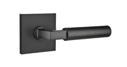 Emtek 5210HECUSLH Hercules Lever Left Hand 2-3/8" Backset Privacy With Square Rose.