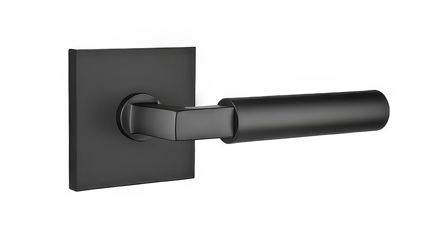 Emtek 5210HECUSRH Hercules Lever Right Hand 2-3/8" Backset Privacy With Square Rose.