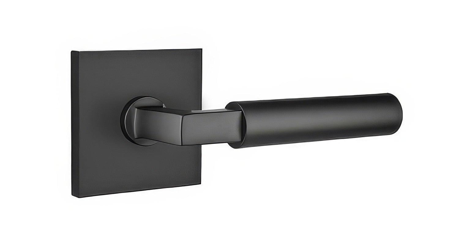 Emtek 5210HECUSRH Hercules Lever Right Hand 2-3/8" Backset Privacy With Square Rose.
