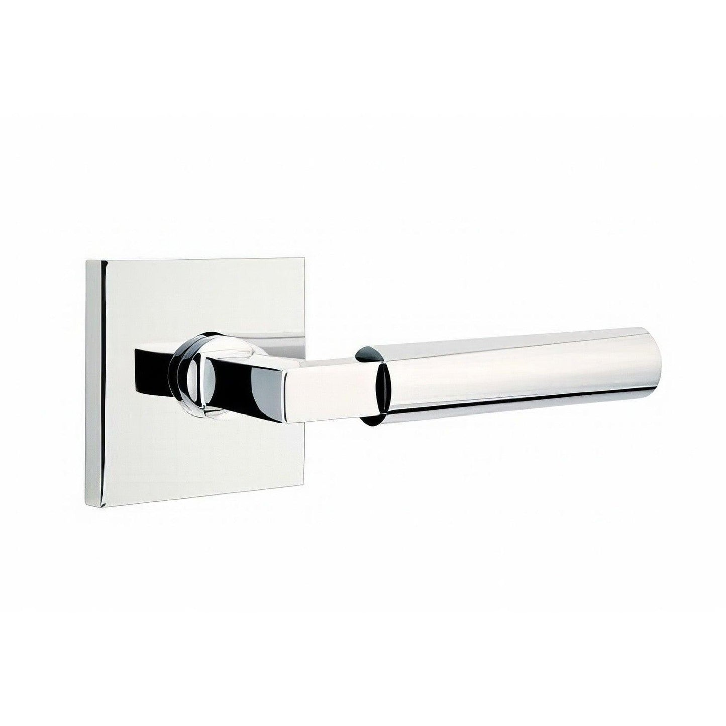 Emtek 5210HECUSLH Hercules Lever Left Hand 2-3/8" Backset Privacy With Square Rose.