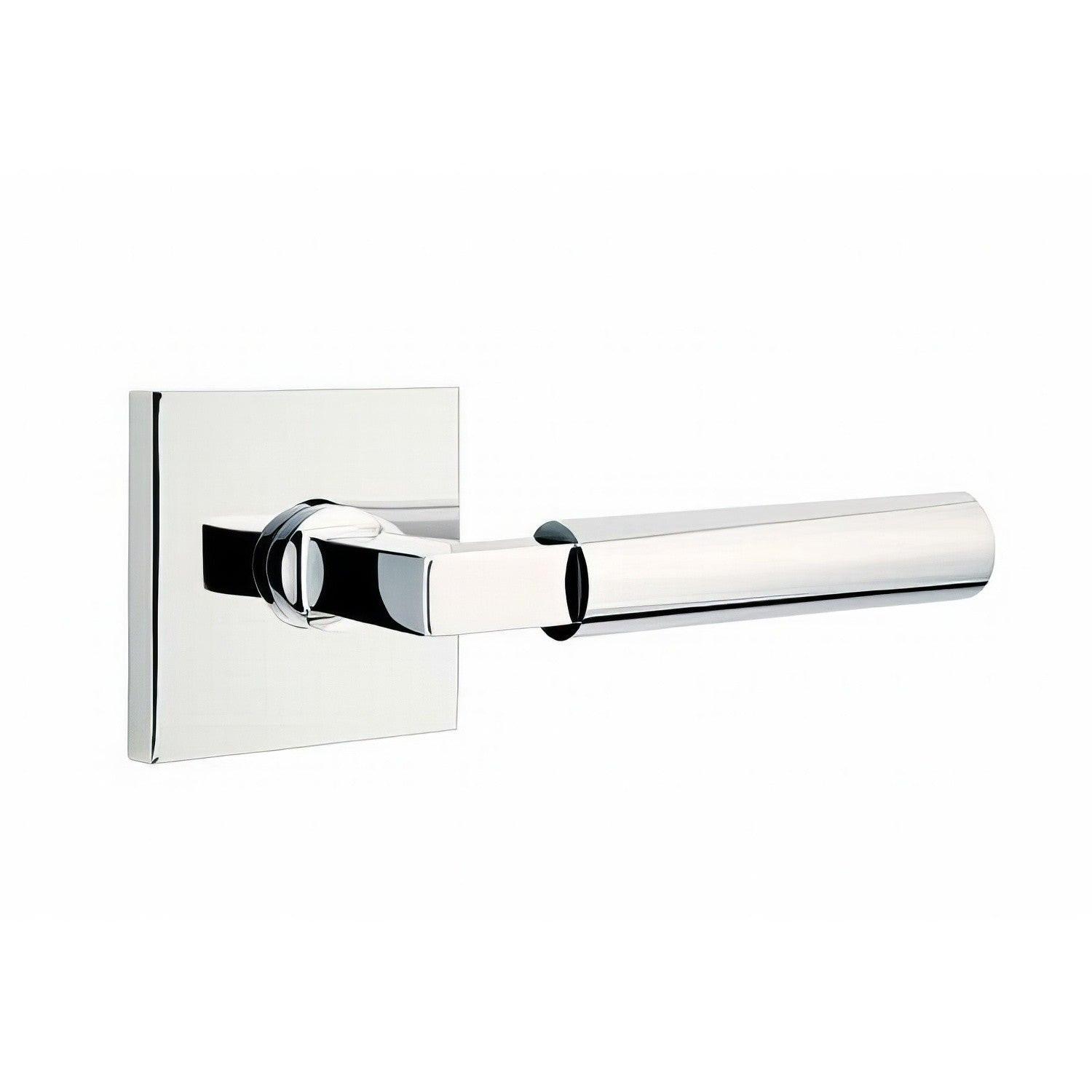Emtek 5210HECUSLH Hercules Lever Left Hand 2-3/8" Backset Privacy With Square Rose.
