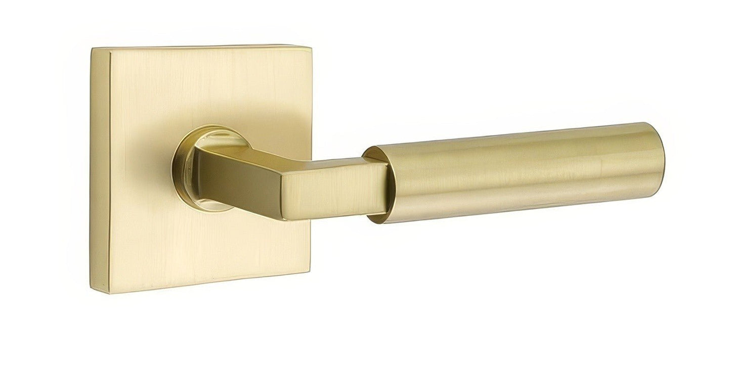 Emtek 5210HECUSRH Hercules Lever Right Hand 2-3/8" Backset Privacy With Square Rose.