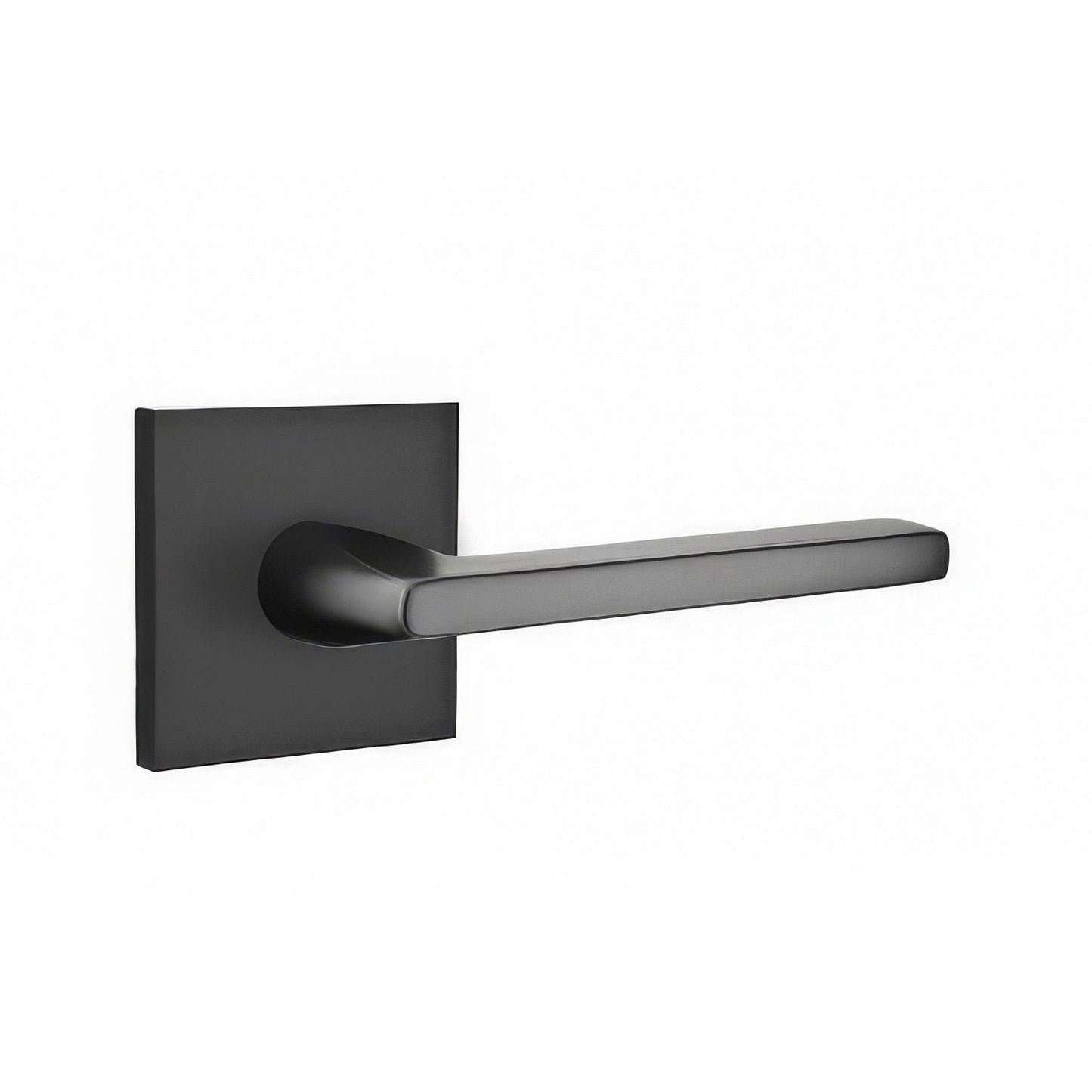 Emtek 5210HLOUSLH Helios Lever Left Hand Privacy With Square Rose.