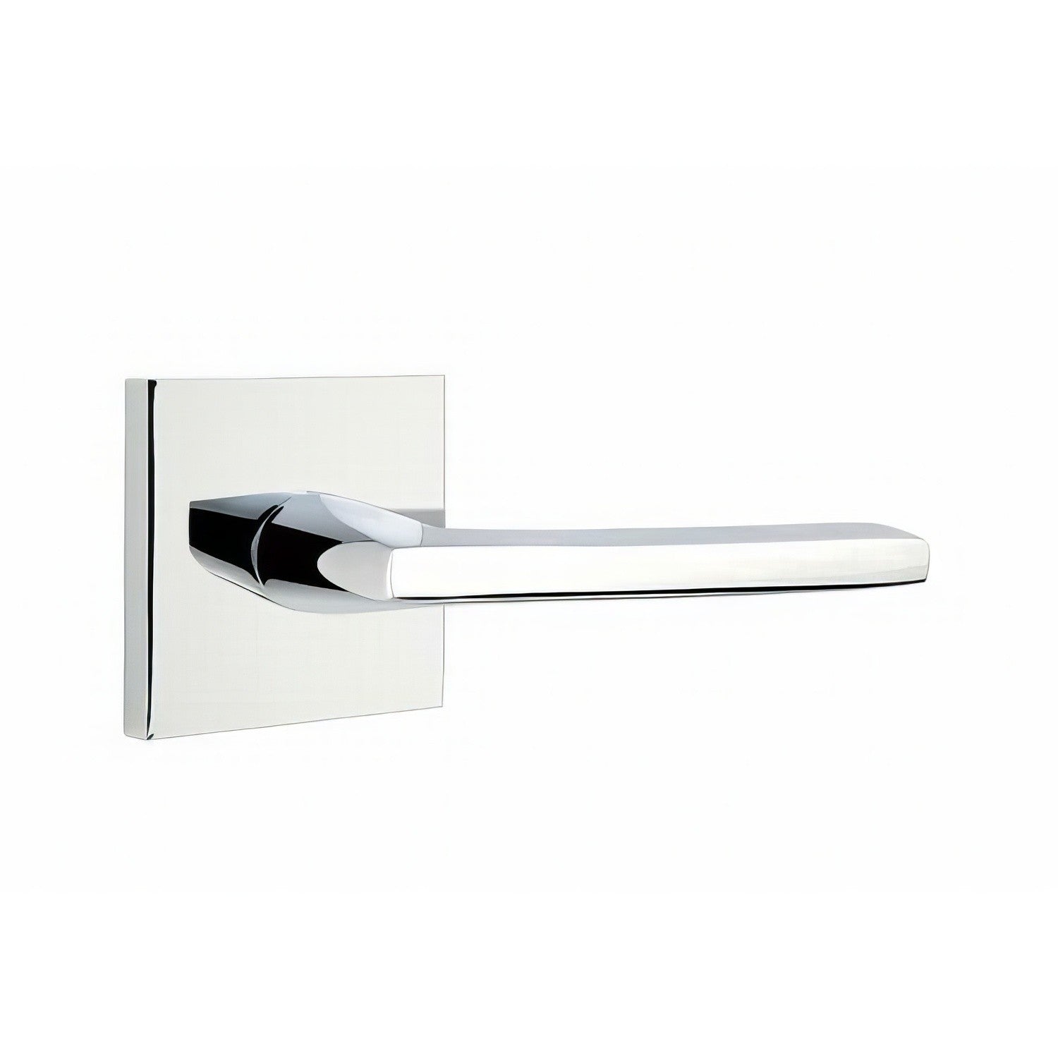 Emtek 5210HLOUSLH Helios Lever Left Hand Privacy With Square Rose