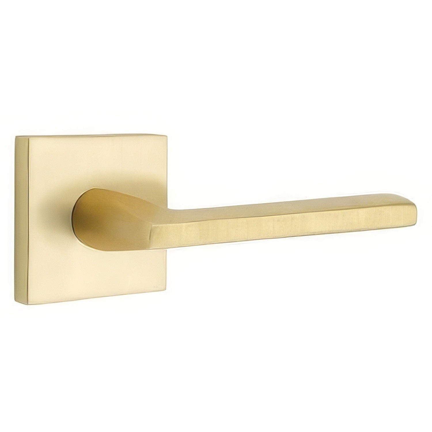 Emtek 5210HLOUSLH Helios Lever Left Hand Privacy With Square Rose