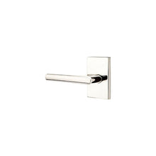 Emtek 5212STUUSRH Stuttgart Lever Right Hand 2-3/8" Backset Privacy With Modern Rectangular Rose
