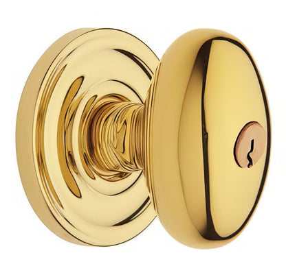 Baldwin 5225.ENTR Egg Style Keyed Knobset