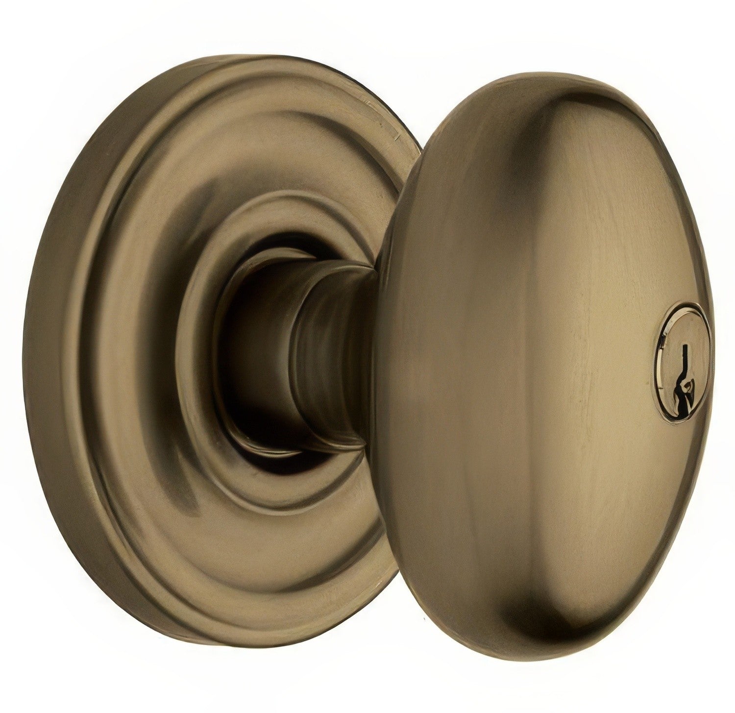 Baldwin 5225.ENTR Egg Style Keyed Knobset