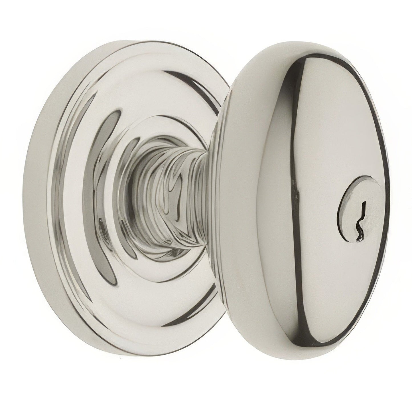 Baldwin 5225.ENTR Egg Style Keyed Knobset