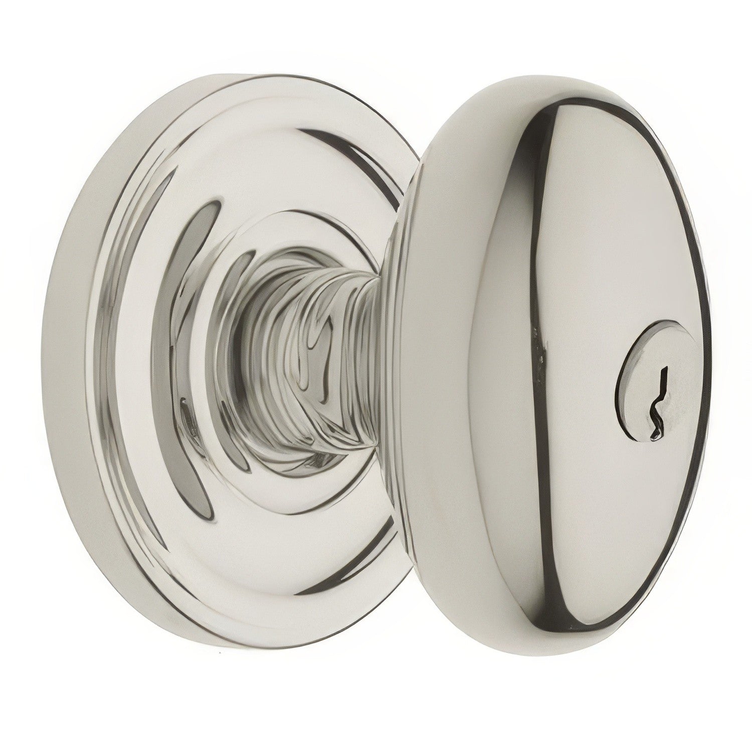 Baldwin 5225.ENTR Egg Style Keyed Knobset