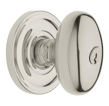Baldwin 5225.ENTR Egg Style Keyed Knobset