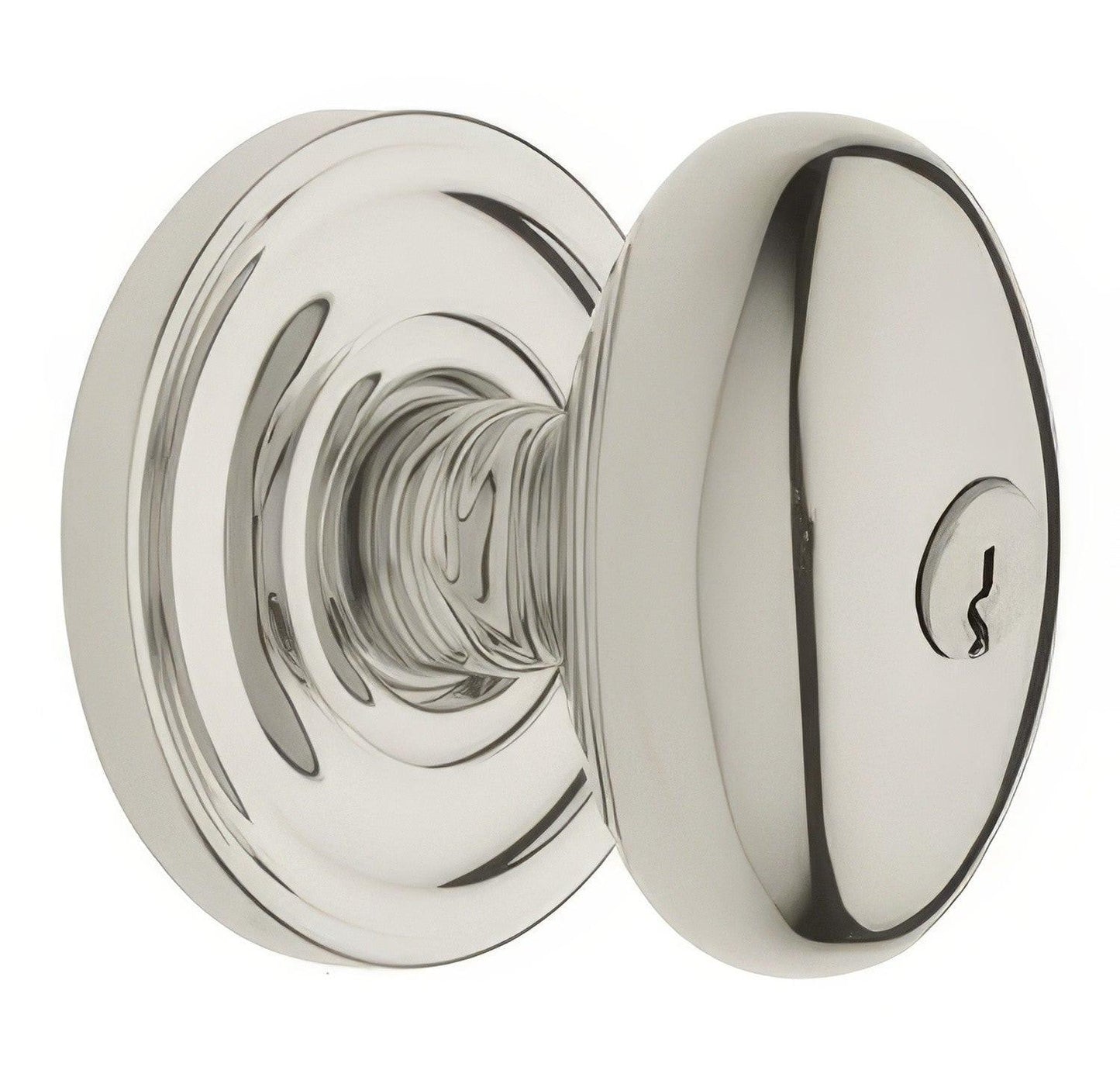 Baldwin 5225.ENTR Egg Style Keyed Knobset.