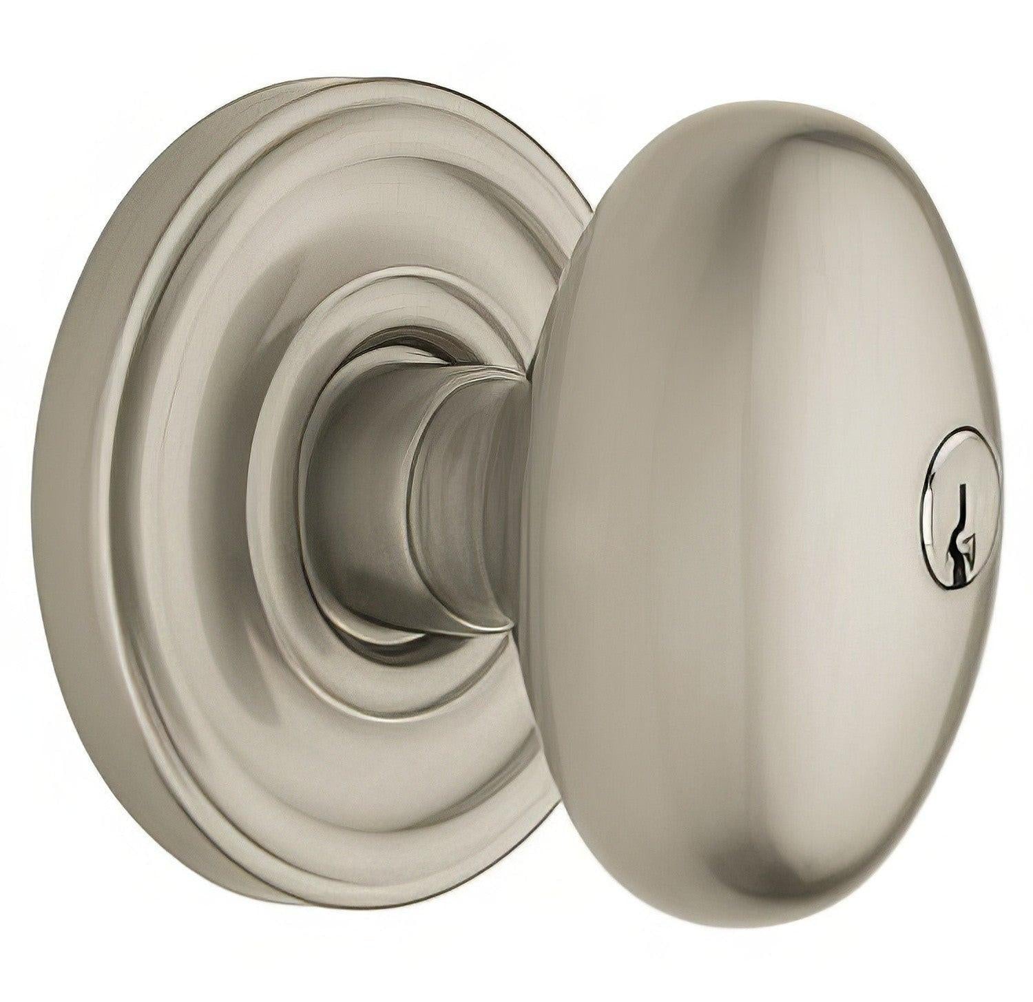 Baldwin 5225.ENTR Egg Style Keyed Knobset.