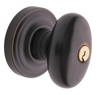 Baldwin 5225.ENTR Egg Style Keyed Knobset