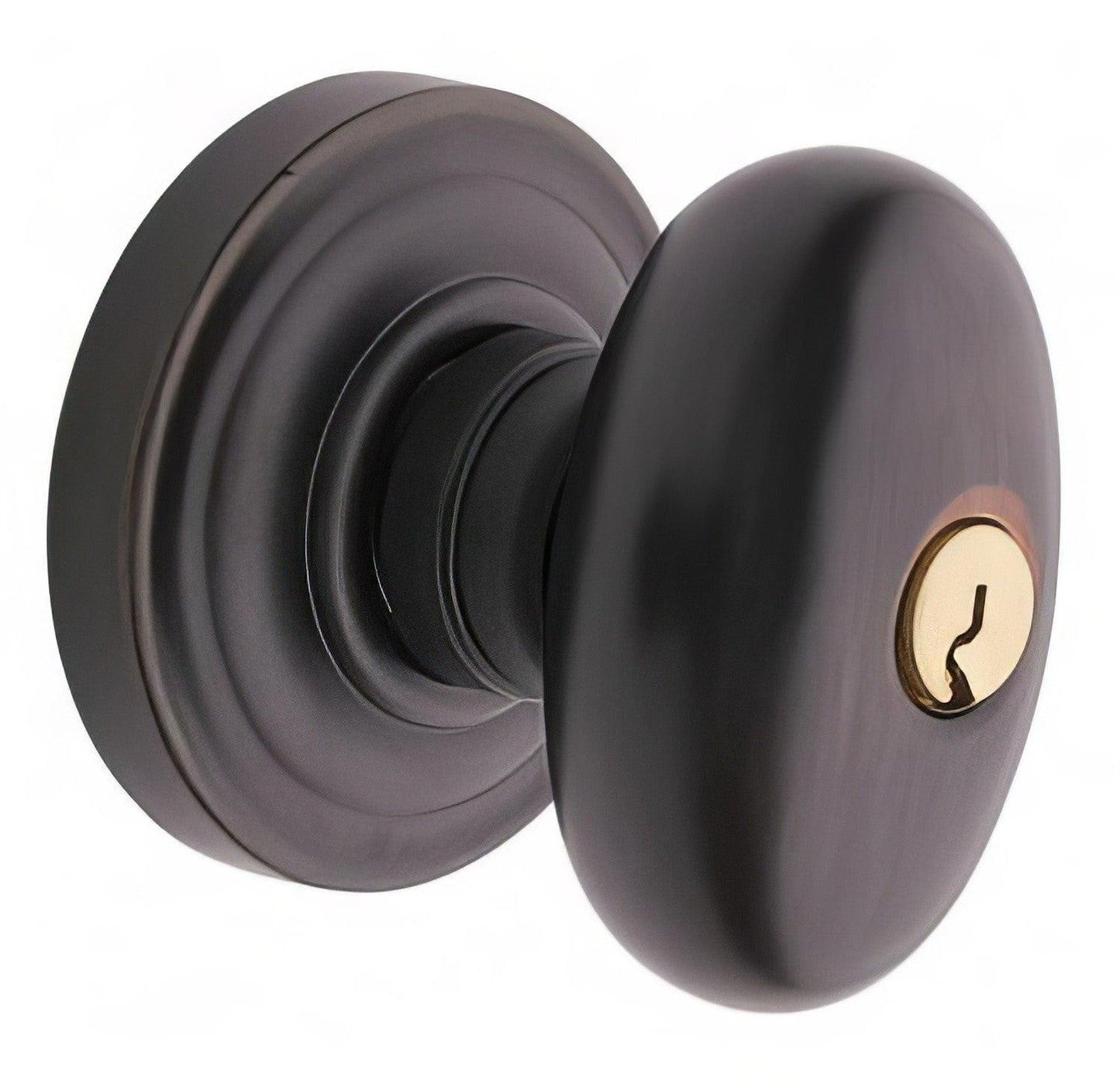 Baldwin 5225.ENTR Egg Style Keyed Knobset.