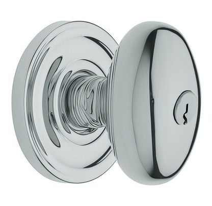 Baldwin 5225.ENTR Egg Style Keyed Knobset