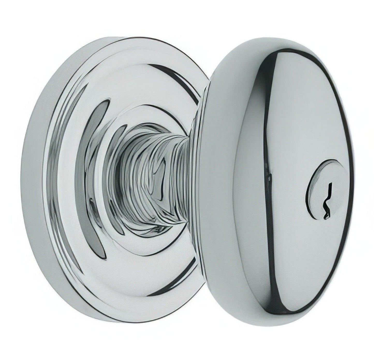 Baldwin 5225.ENTR Egg Style Keyed Knobset.