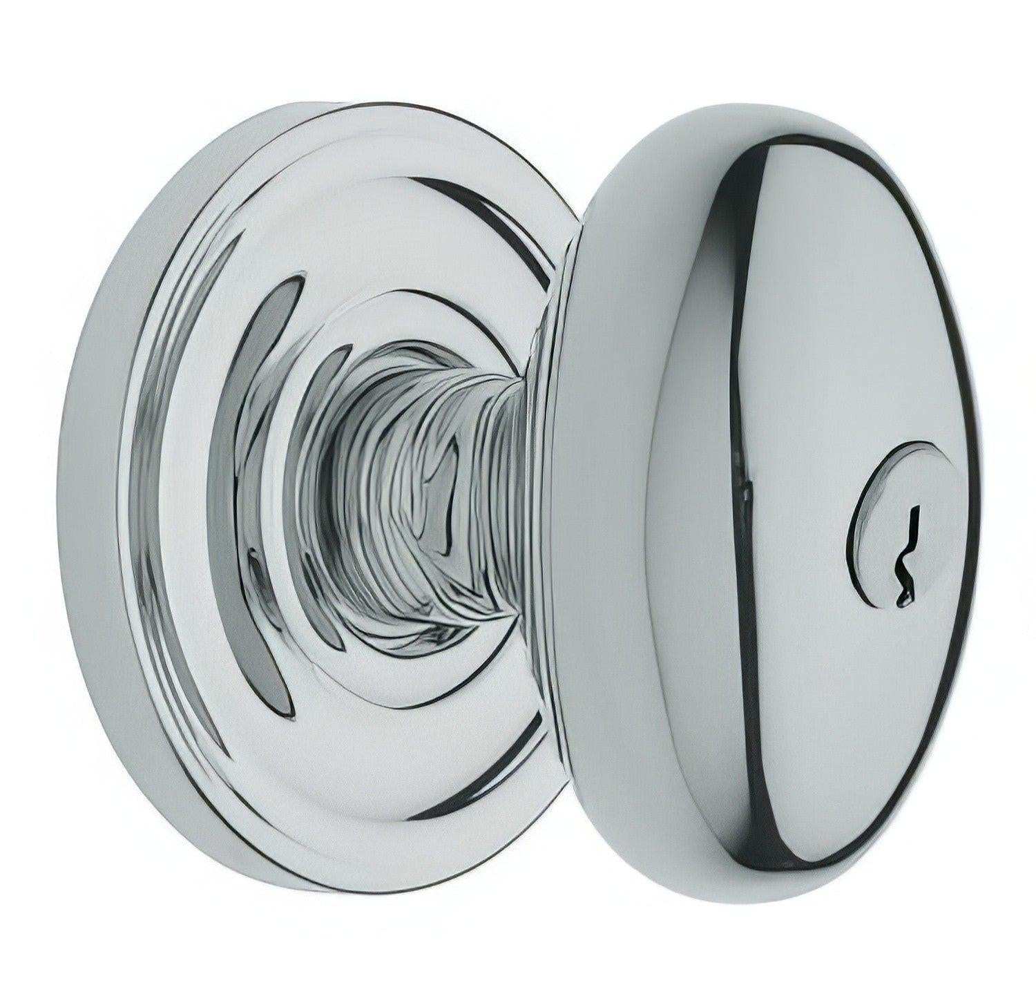 Baldwin 5225.ENTR Egg Style Keyed Knobset.