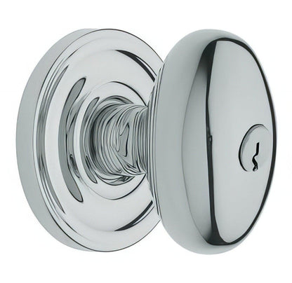Baldwin 5225.ENTR Egg Style Keyed Knobset.