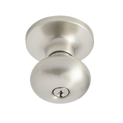 Better Home Products Noe Valley Mushroom Keyed Entry Door Knob.